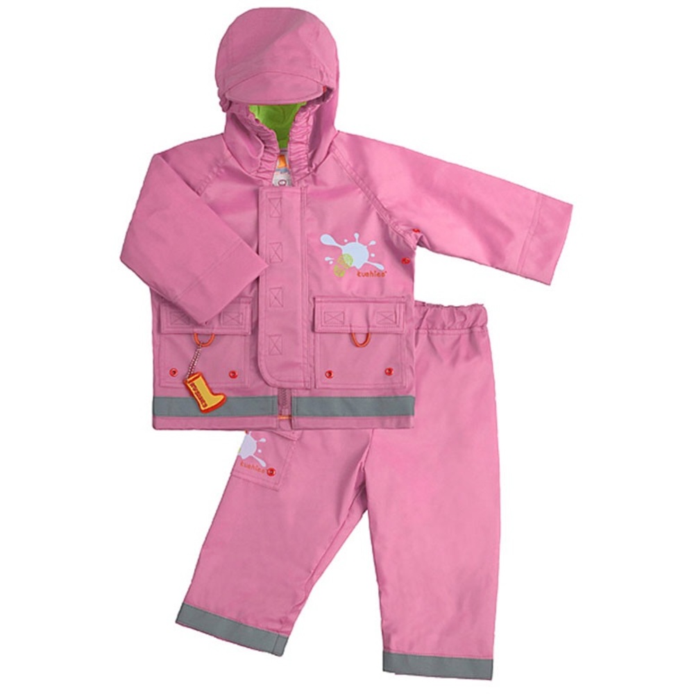 Splish Splash Rain Jacket & Pant Set Pink